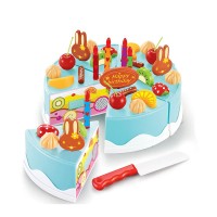 kids pretend play food toys birthday cutting cake toys